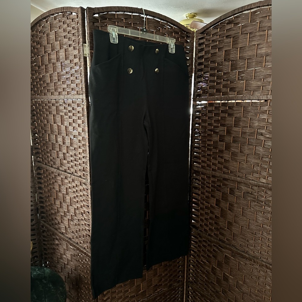 Betabrand Black Flare Pants